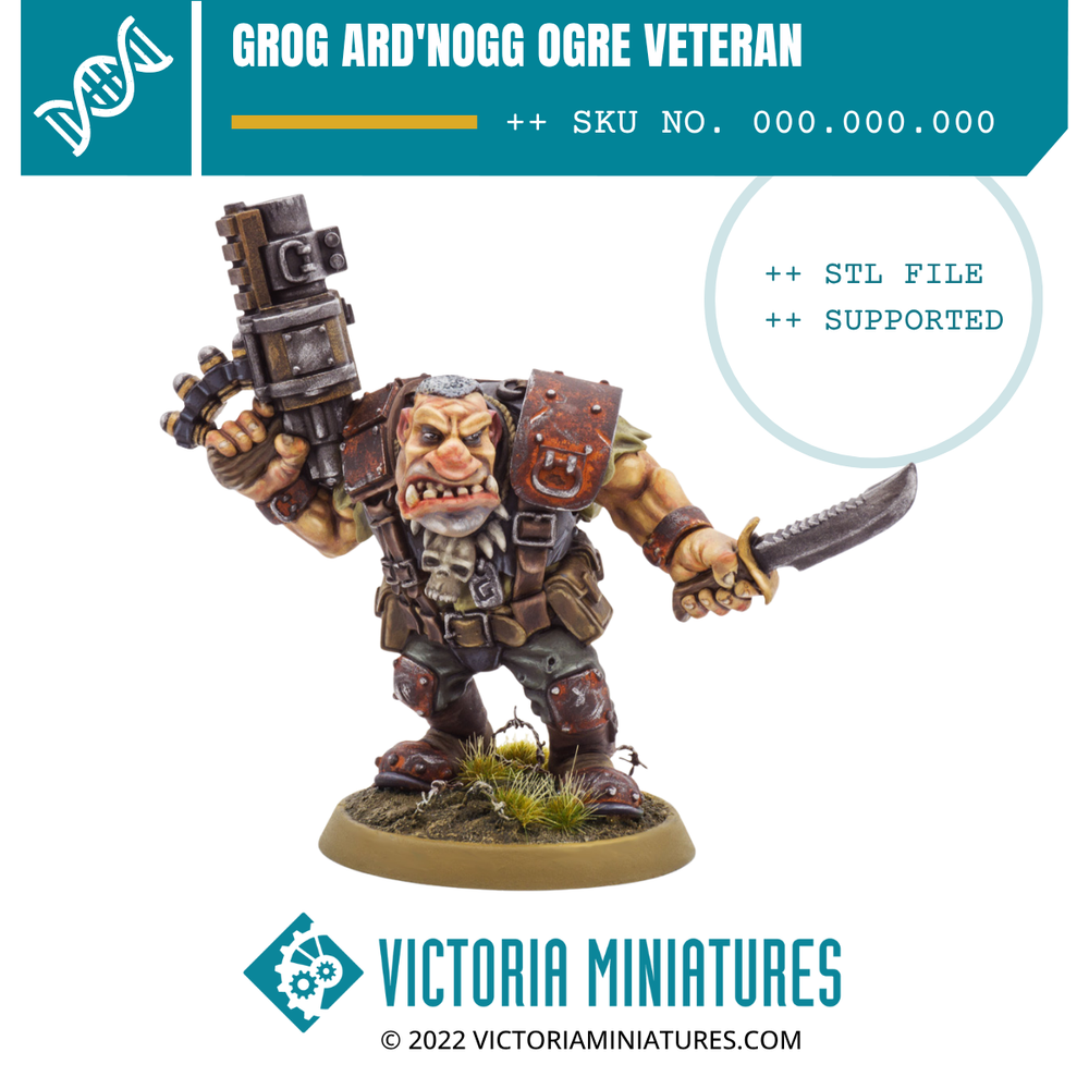 Grog Ard'Nogg Ogre Veteran .STL File