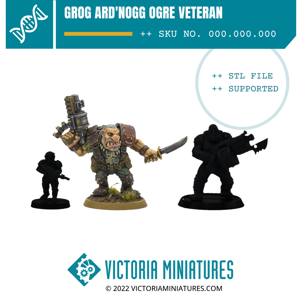 Grog Ard'Nogg Ogre Veteran .STL File