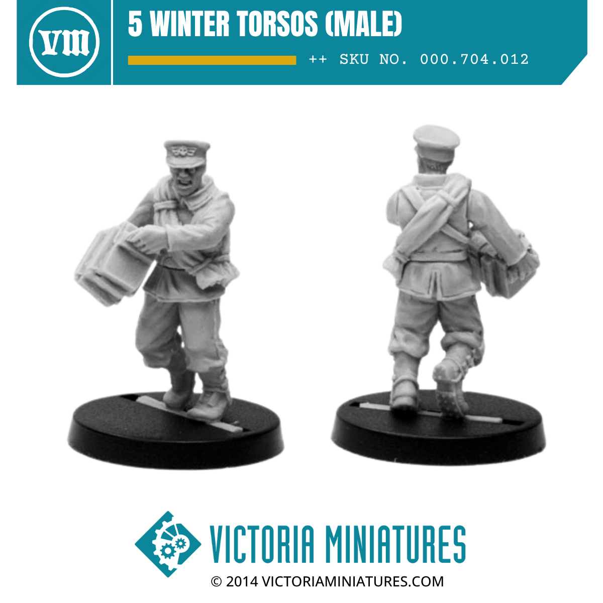 5 Winter Torsos (male)