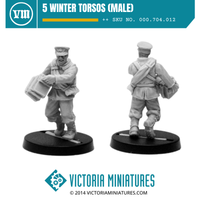 5 Winter Torsos (male)