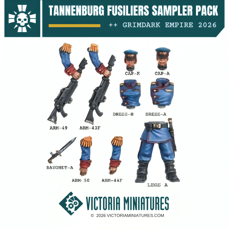Tannenburg Fusiliers Sampler Pack Victoria Miniatures