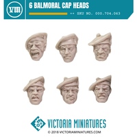 6 Balmoral Cap Heads