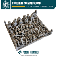 Victorian 10 Man Squad Victoria Miniatures