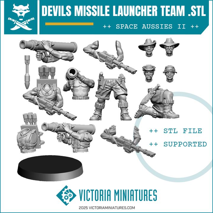 Devils missile Launcher Team .STL Download