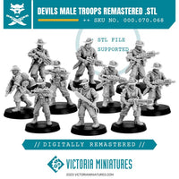 Devils Male Troops Remastered .STL Download