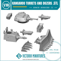 Kangaroo APC Turrets and Dozers .STL Download