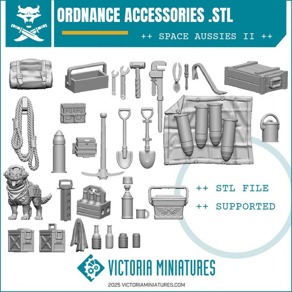Artillery Accessories .STL Download – Victoria Miniatures