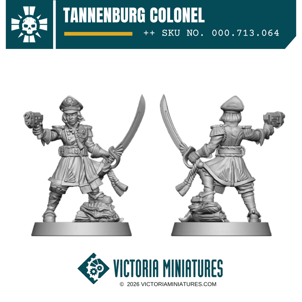 Female Tannenburg Colonel Victoria Miniatures