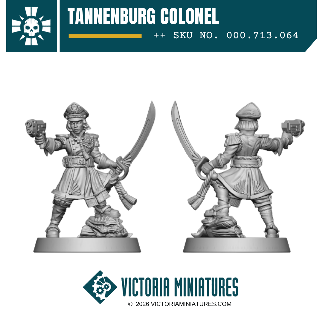 Female Tannenburg Colonel Victoria Miniatures