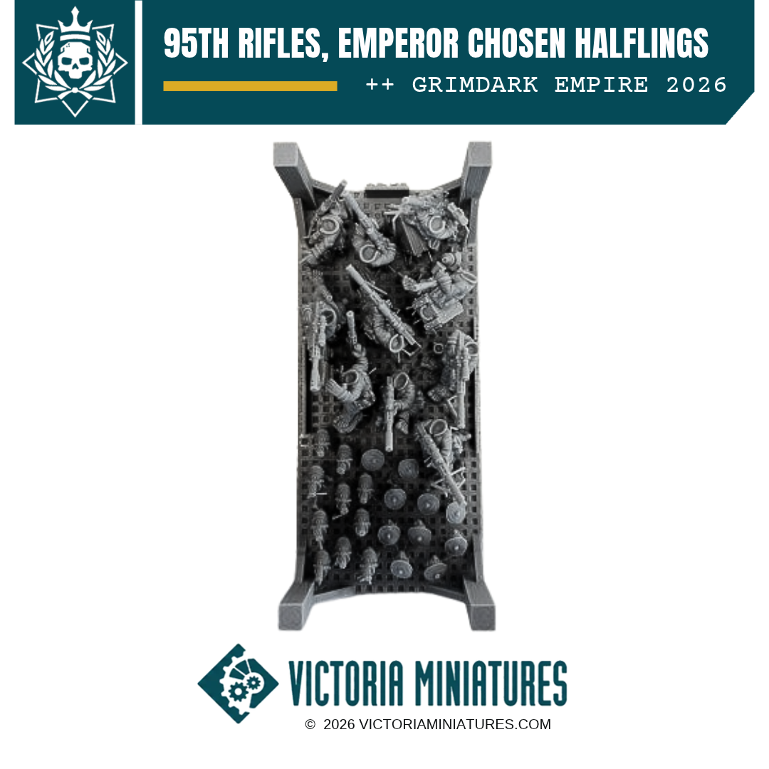 95th Rifles Emperor's Chosen Halflings Victoria Miniatures