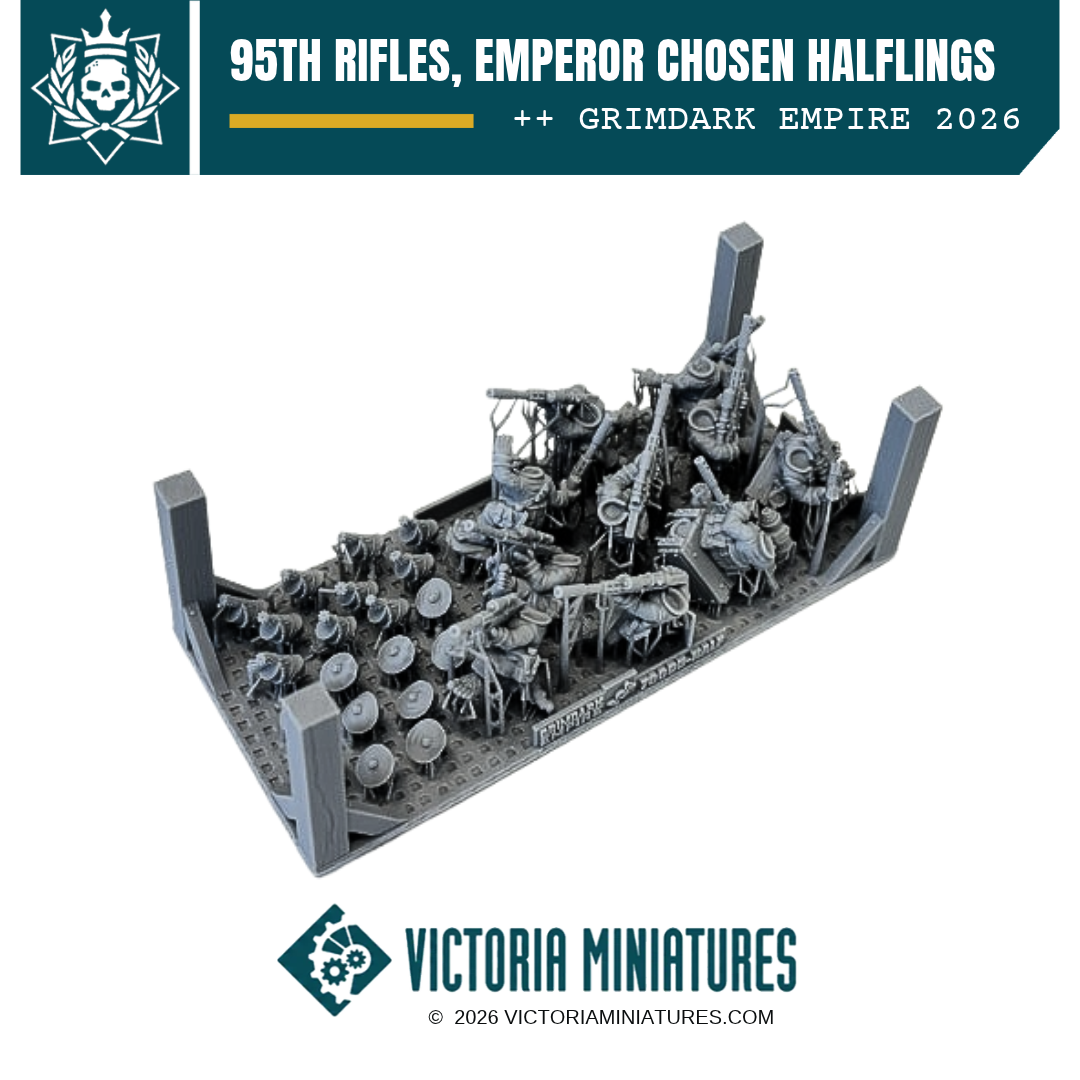 95th Rifles Emperor's Chosen Halflings Victoria Miniatures