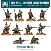95th Rifles Emperor's Chosen Halflings Victoria Miniatures