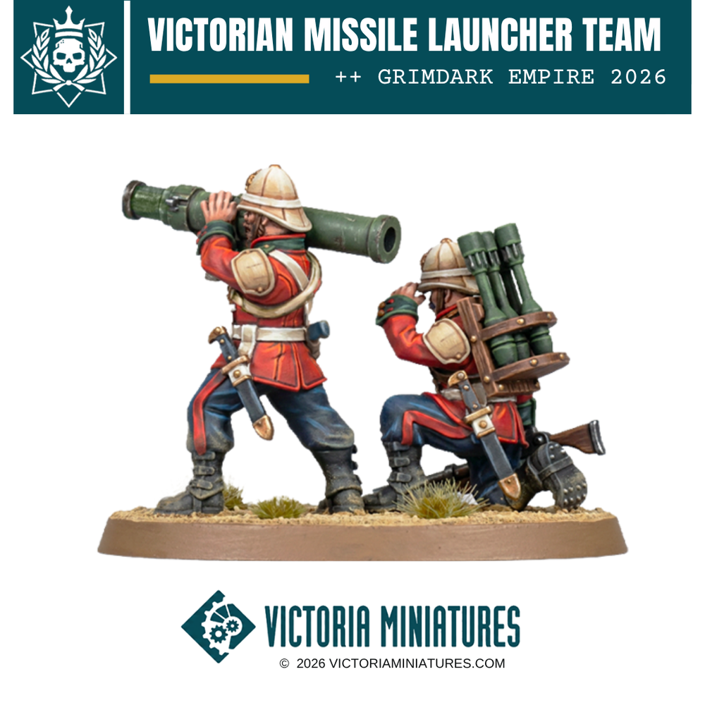 Victorian Missile Launcher Team Victoria Miniatures