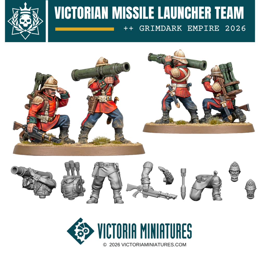 Victorian Missile Launcher Team Victoria Miniatures