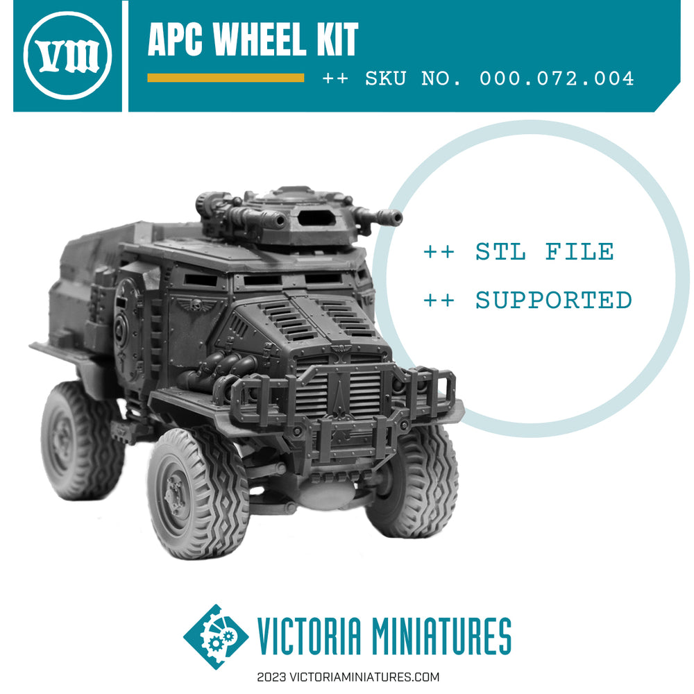 Taurox Wheels conversion kit Warhammer 40k