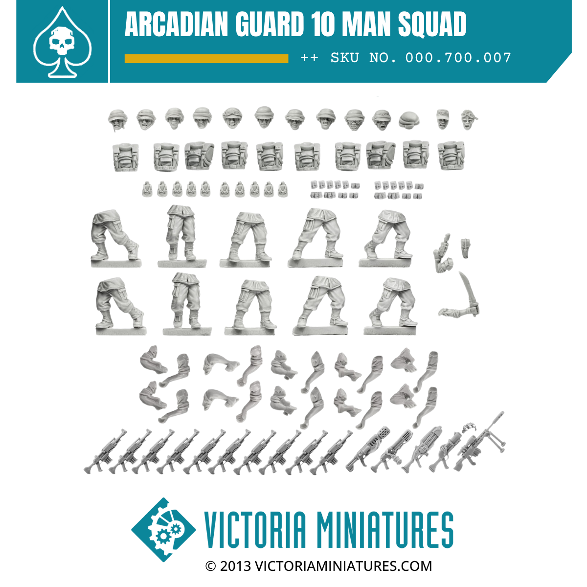 Arcadian Guard 10 Man Squad