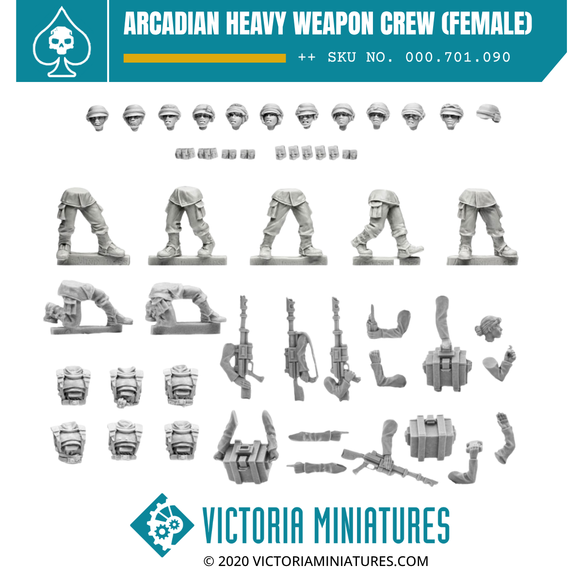 Arcadian Heavy Weapon Crew (Female)