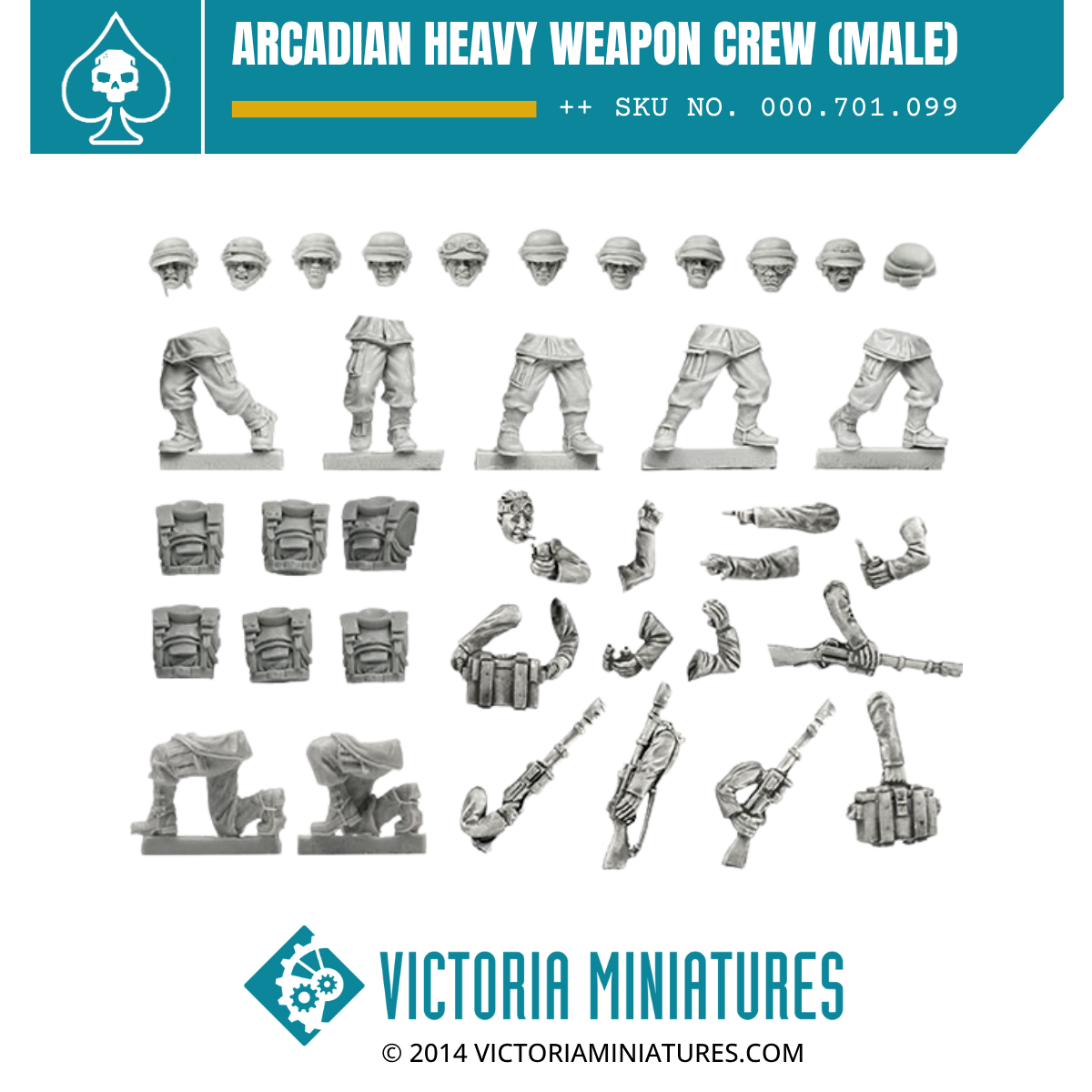 Arcadian Heavy Weapon Crew (Male)