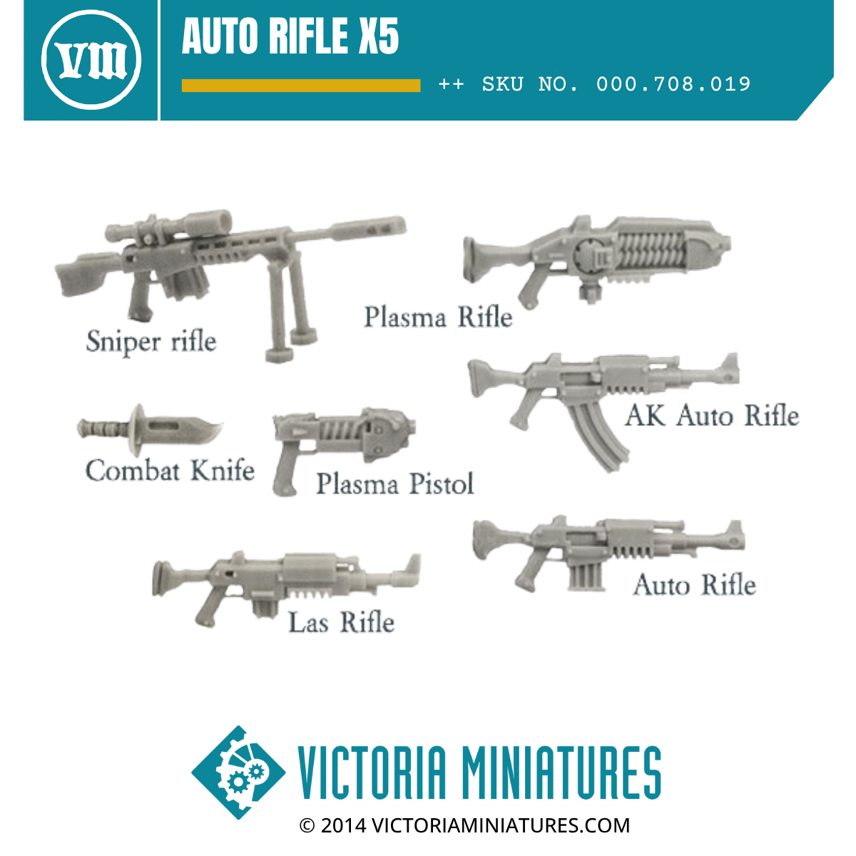 Auto rifle x5