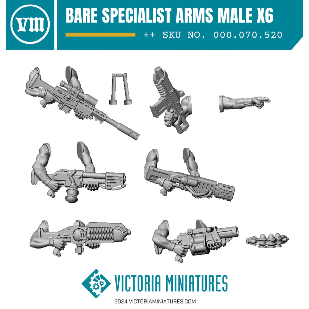 Bare Specialist Arms Male x6