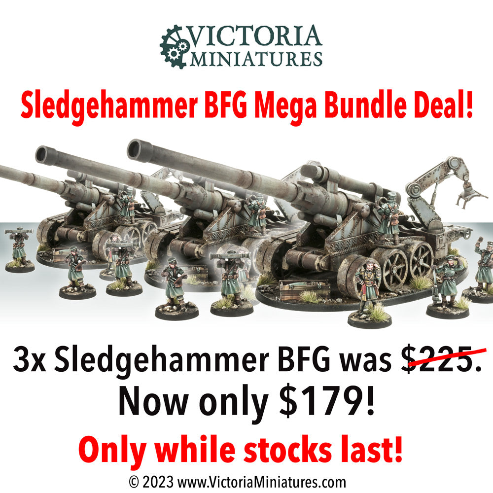 3x Sledgehammer BFG Bundle Deal