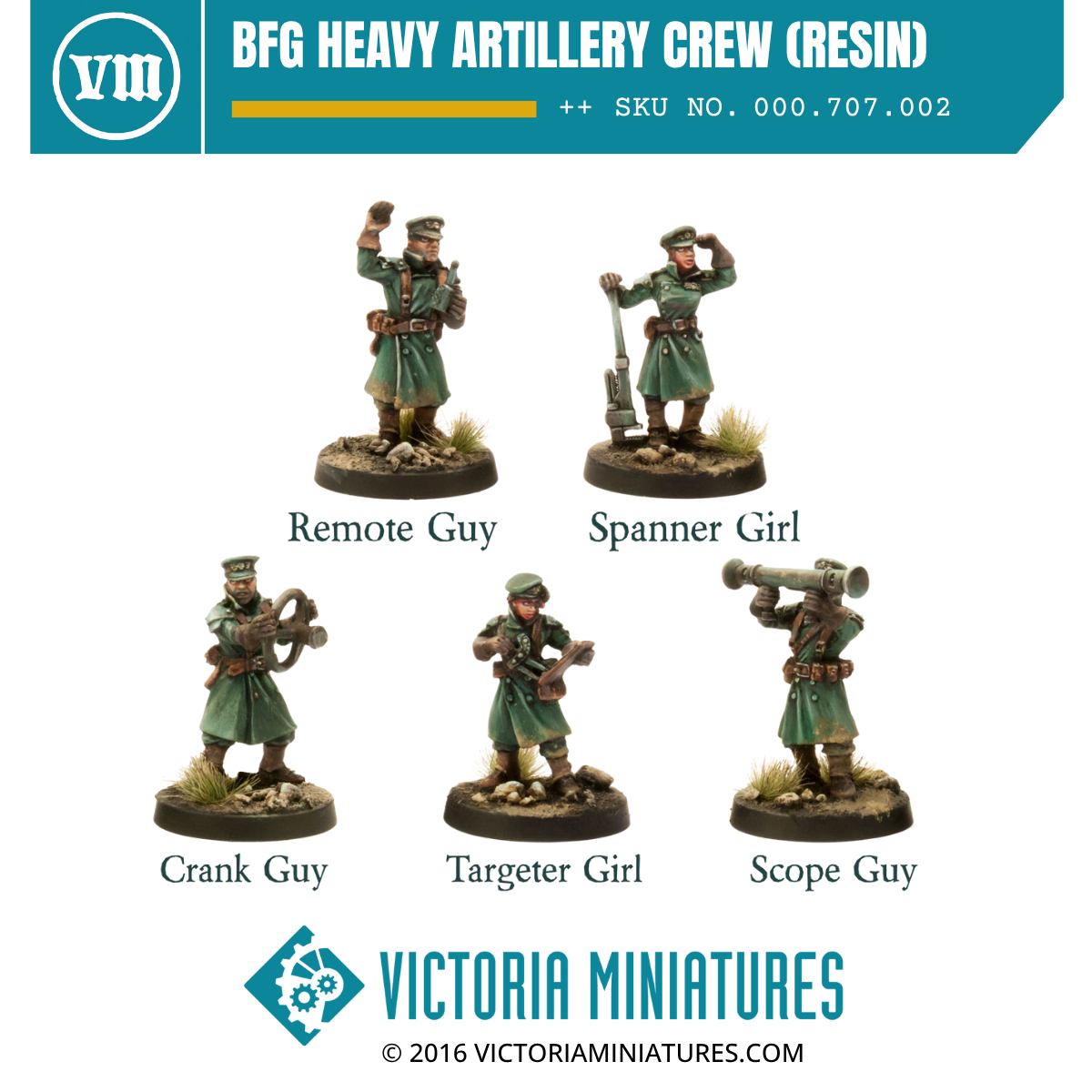BFG Heavy Artillery Crew (Resin)