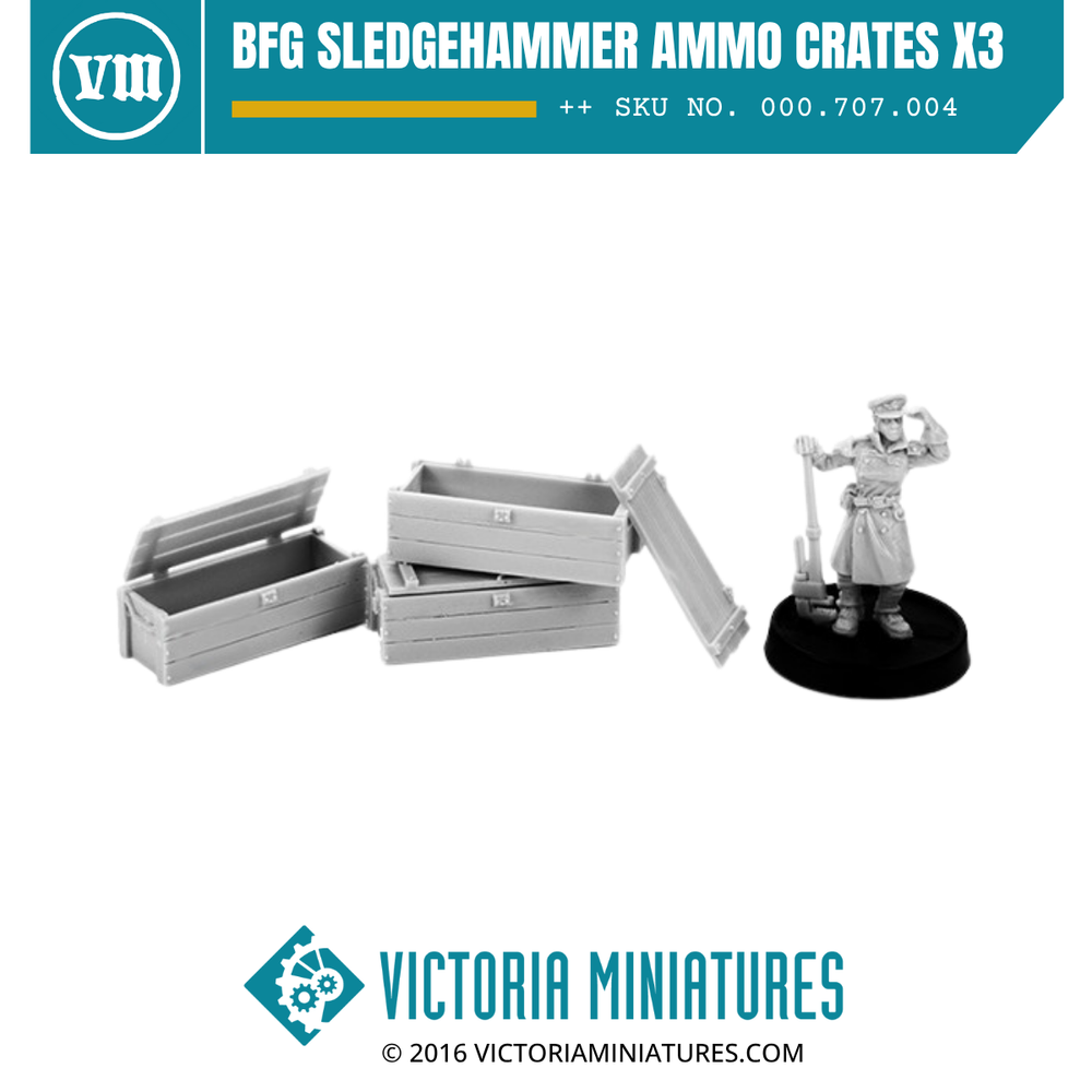 BFG Sledgehammer Ammo Crates x3