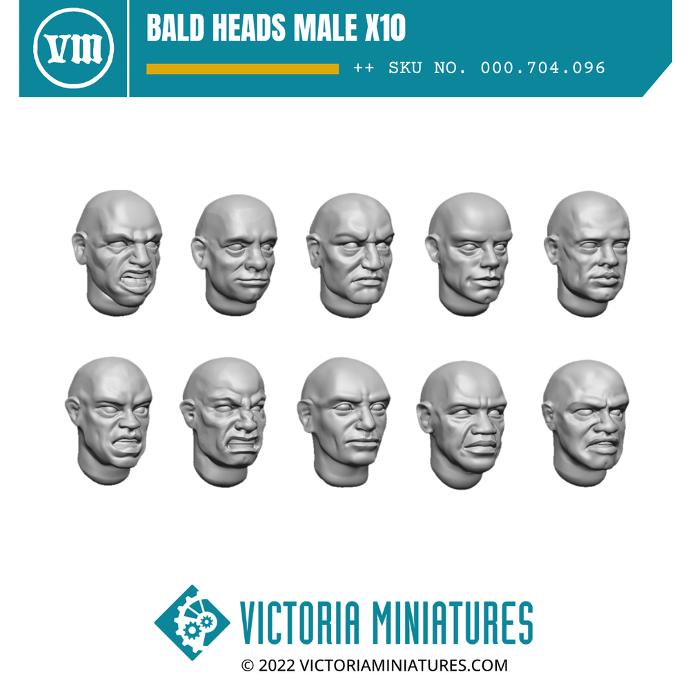 Bald Heads Male x10