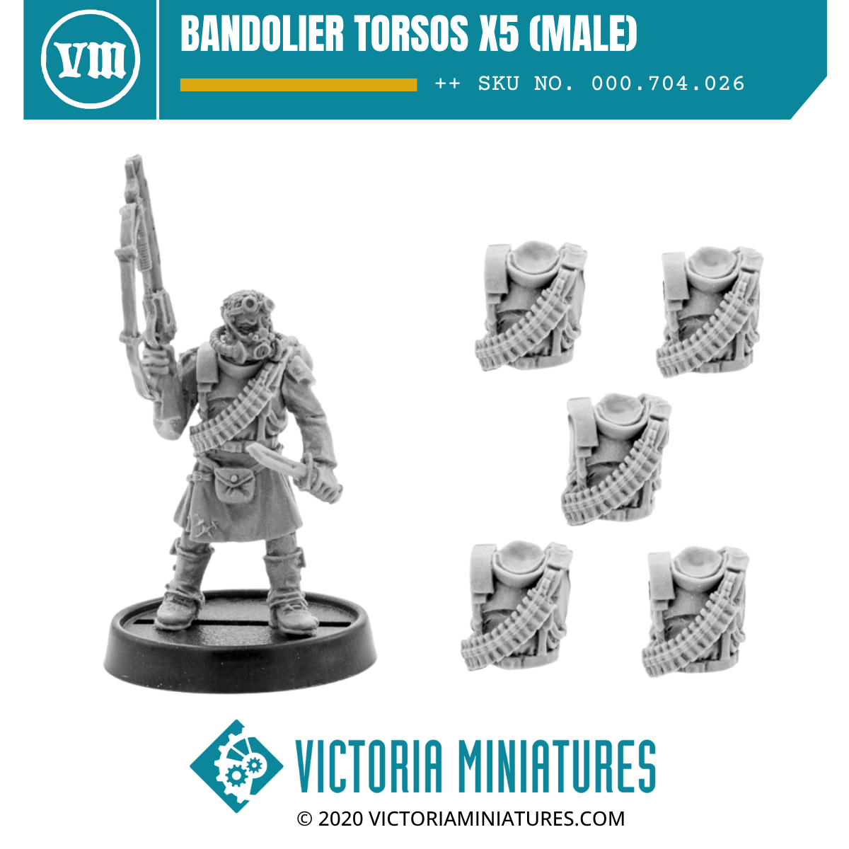 Bandolier Torsos x5 (male)