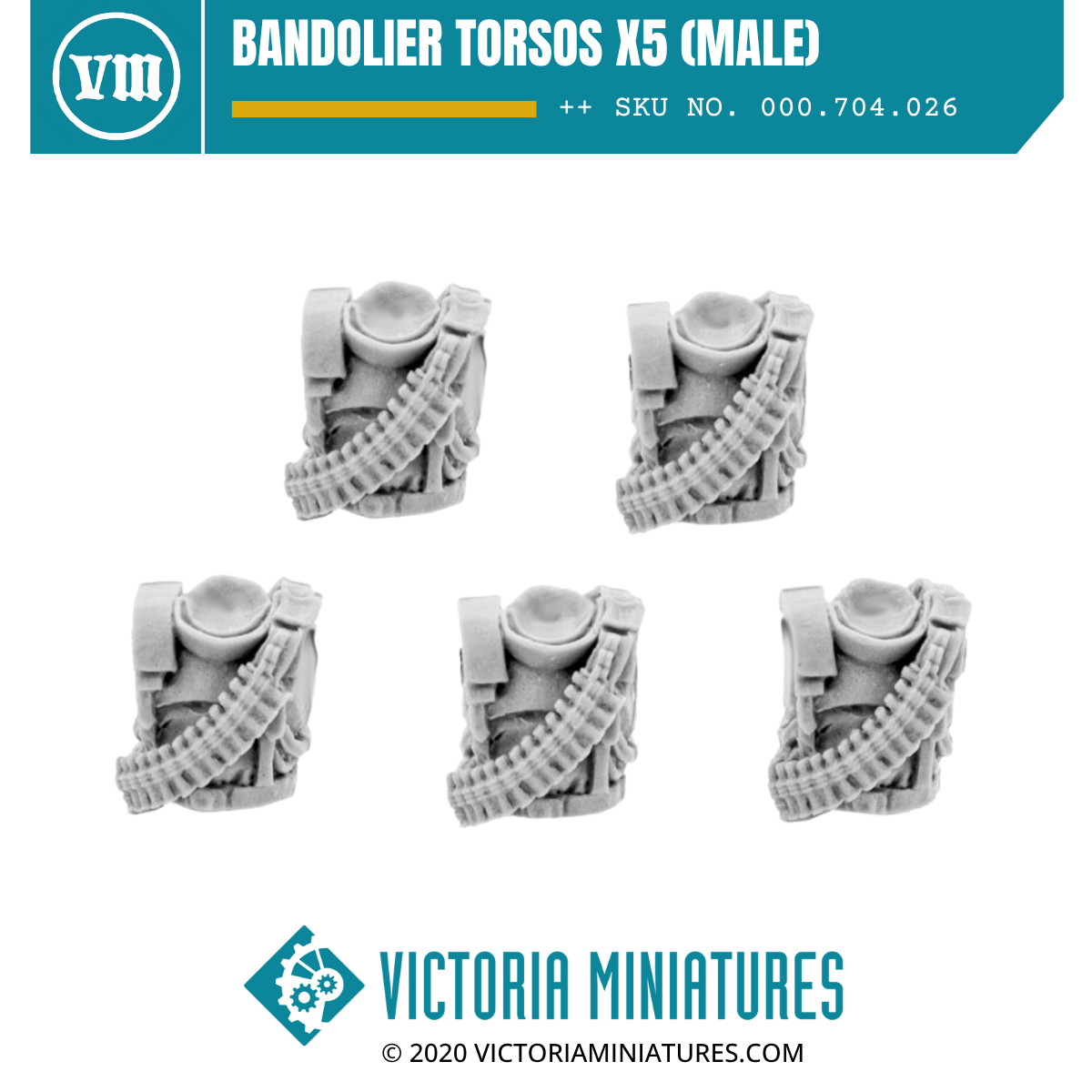 Bandolier Torsos x5 (male)