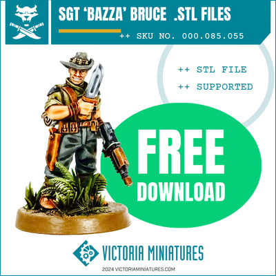 Sgt. 'Bazza' Barry FREE .STL Download