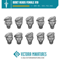Beret Heads Female x10