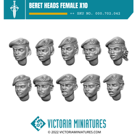 Beret Heads Female x10