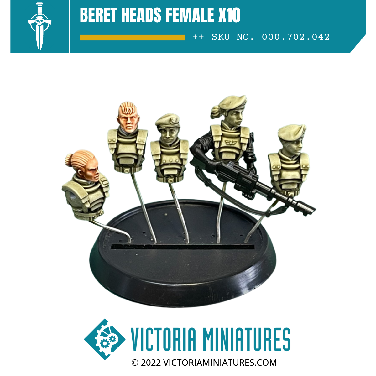 Beret Heads Female x10