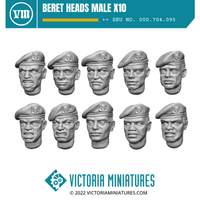 Beret Heads Male x10