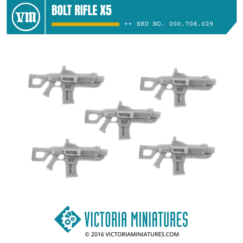 Bolt Rifle x5 – Victoria Miniatures