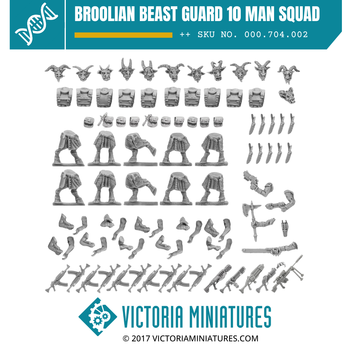 Broolian Beast Guard 10 Man Squad.