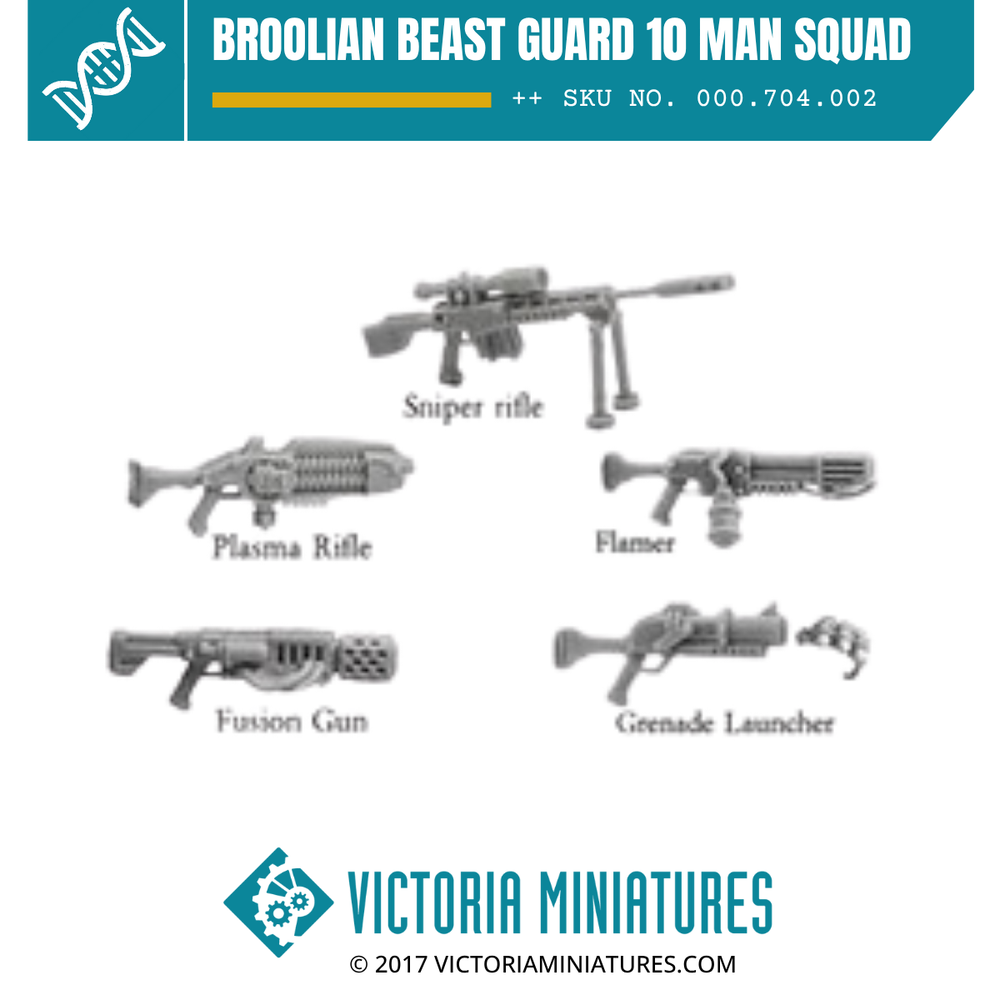 Broolian Beast Guard 10 Man Squad.