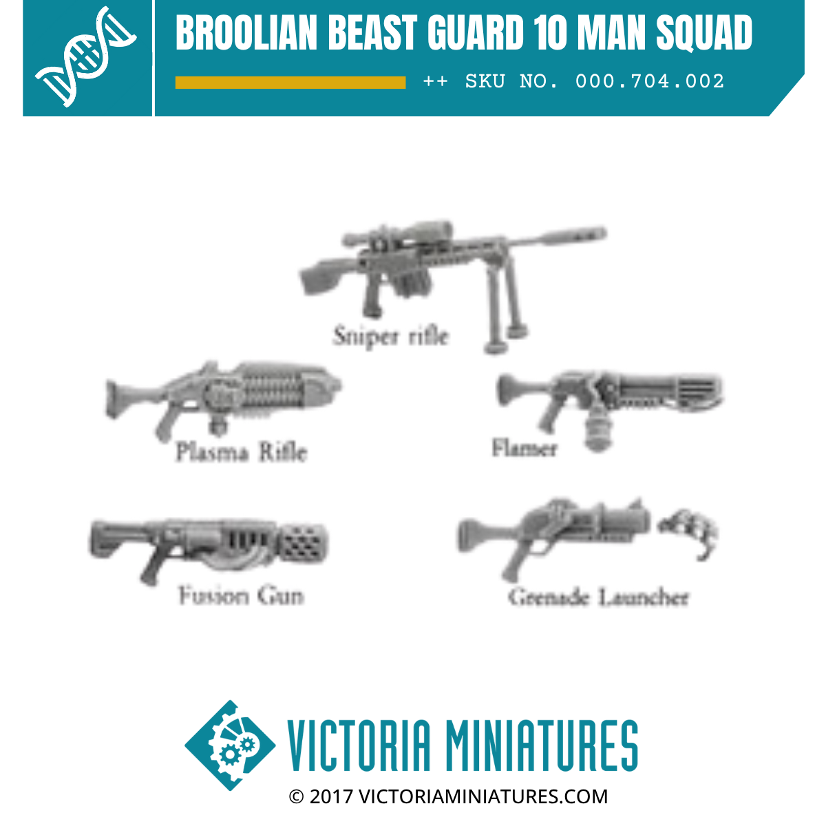 Broolian Beast Guard 10 Man Squad.