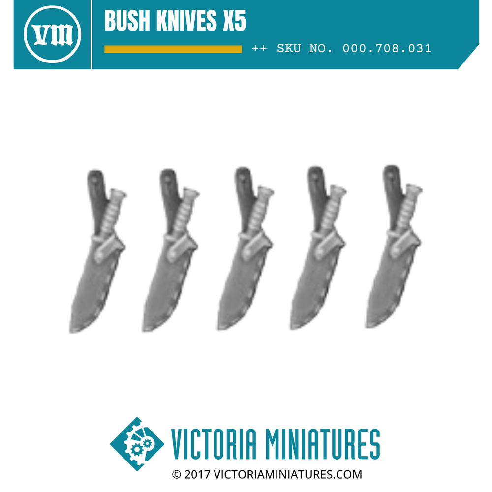 Bush Knives x5