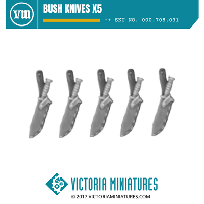 Bush Knives x5