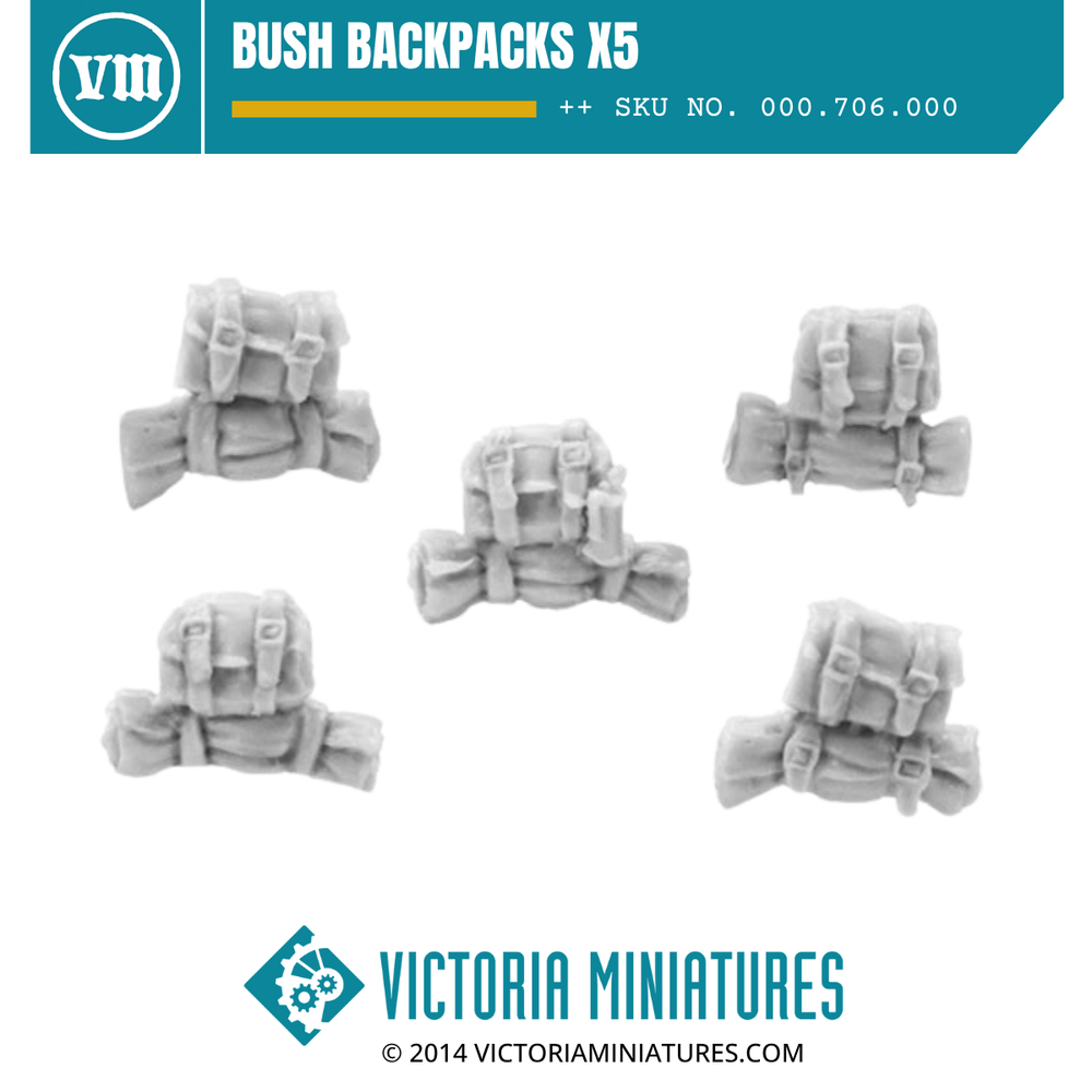 Bush backpacks x5