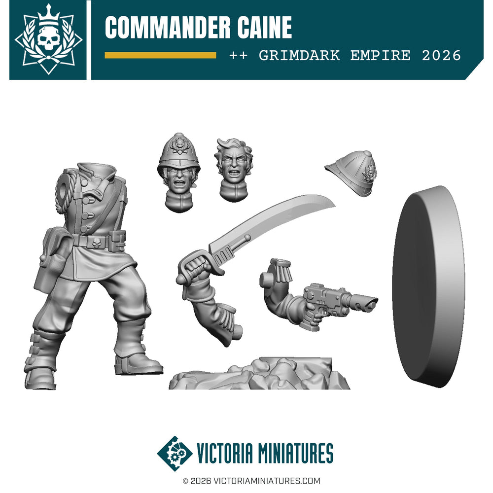 Commander Caine Victoria Miniatures