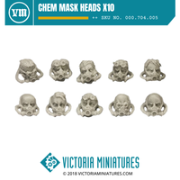 Chem Mask Heads x10