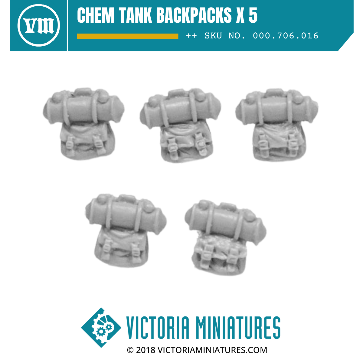 Chem tank backpacks x 5