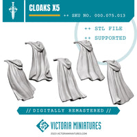 Cloaks x5 .STL Download