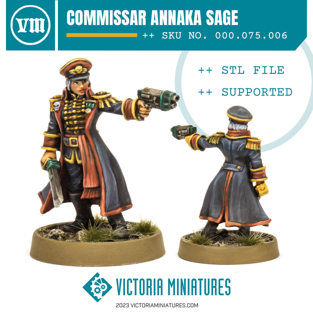 Commissar Annika Sage .STL Download