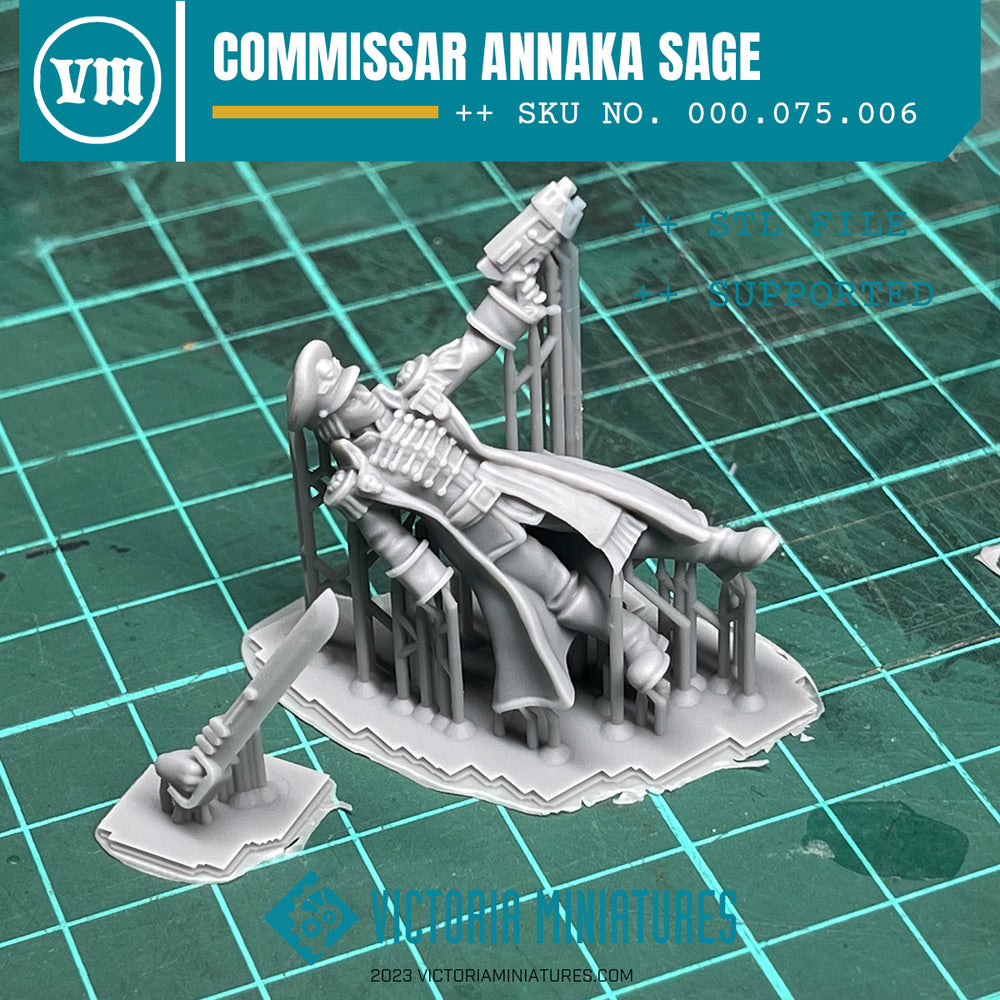Commissar Annika Sage .STL Download