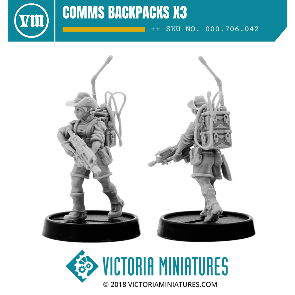 Comms Backpacks x3