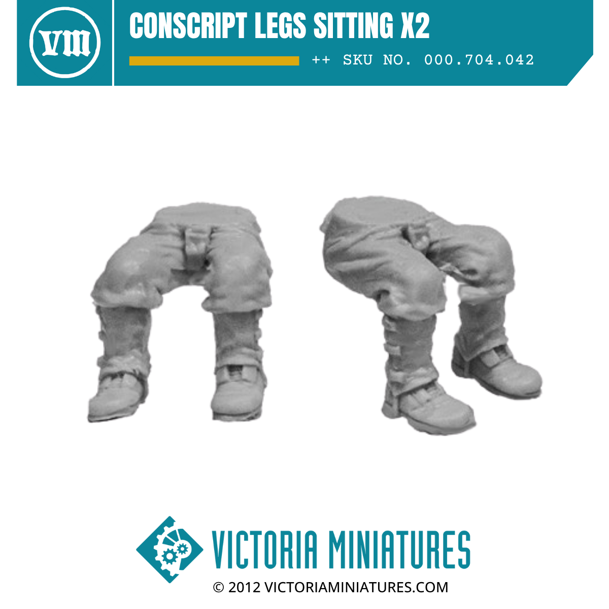 Conscript Legs; Sitting x2